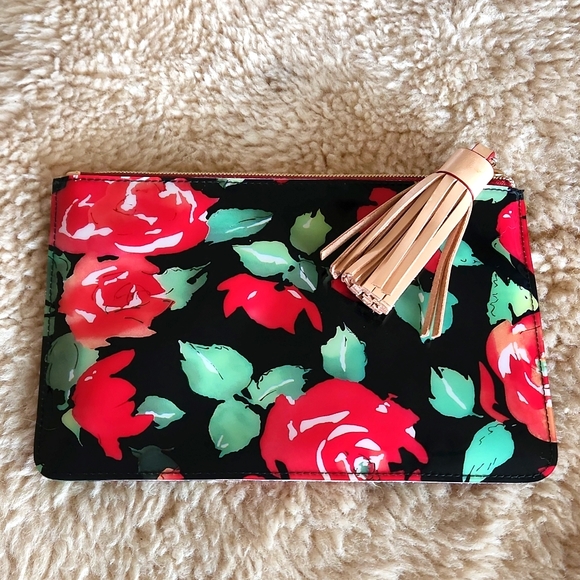 NWOT Dooney & Bourke Rose And Tassel Cosmetic Pouch - Picture 2 of 7